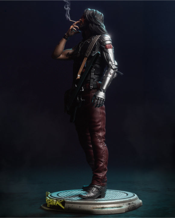 0547 Johnny Silverhand - Cyberpunk (4069) - STL 3D Print Files
