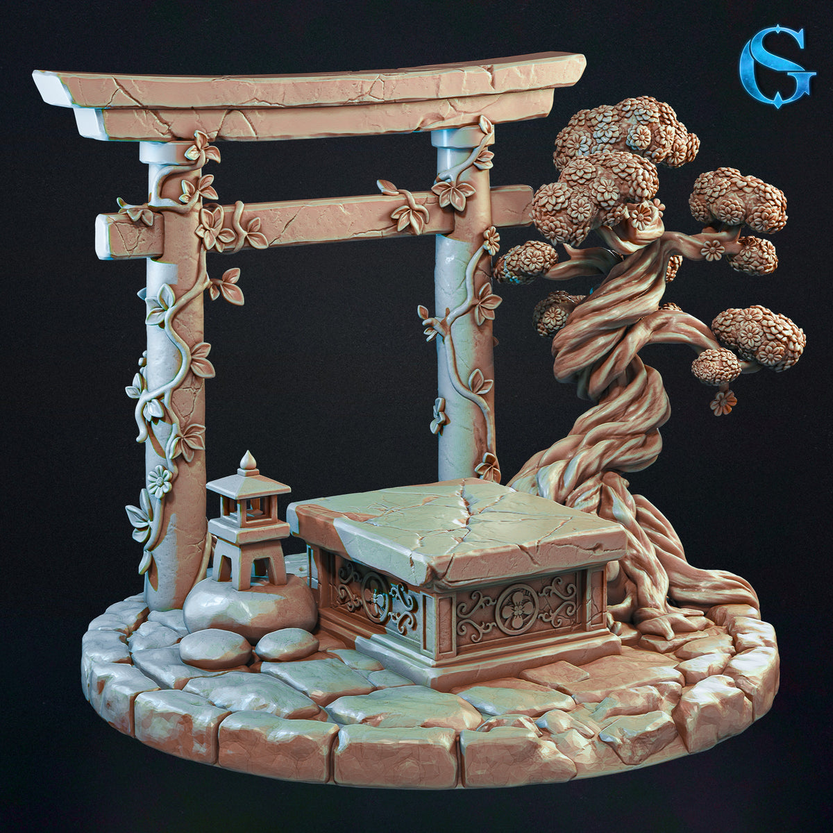 1774 Lady Aiko_Samurai Fighter Mini - STL 3D Print Files