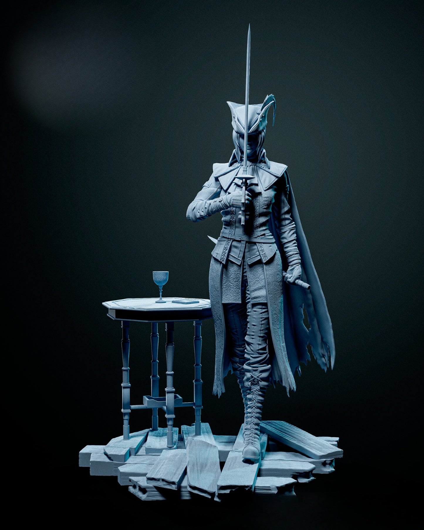 1150 Lady Maria_Bloodborne - STL 3D Print Files