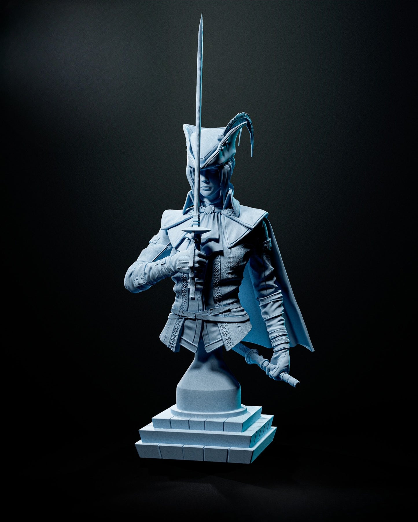 1150 Lady Maria_Bloodborne - STL 3D Print Files