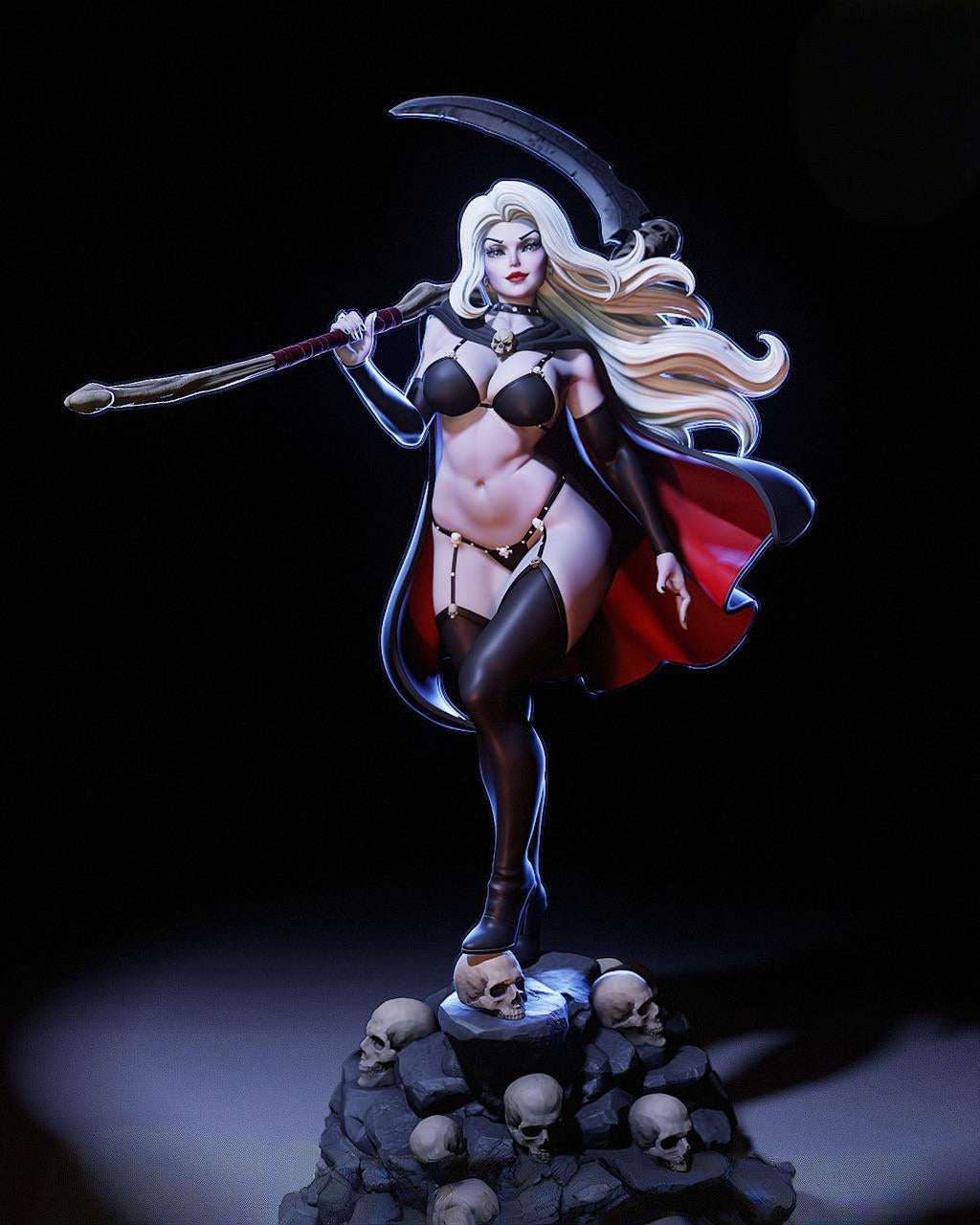 1701 The Dead Maiden_Lady Death NSFW - STL 3D Print Files