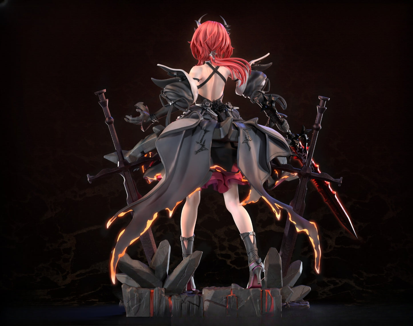 0717 Laevatain_Arknights Enfield - STL 3D Print Files