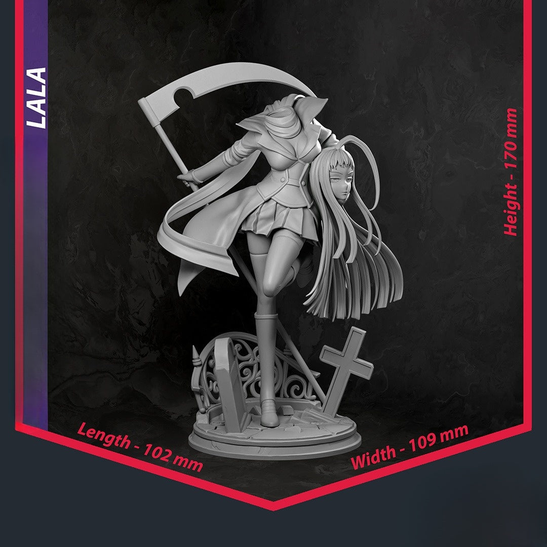 1599 Lala the Dullahan_Monster Musume NSFW - STL 3D Print Files
