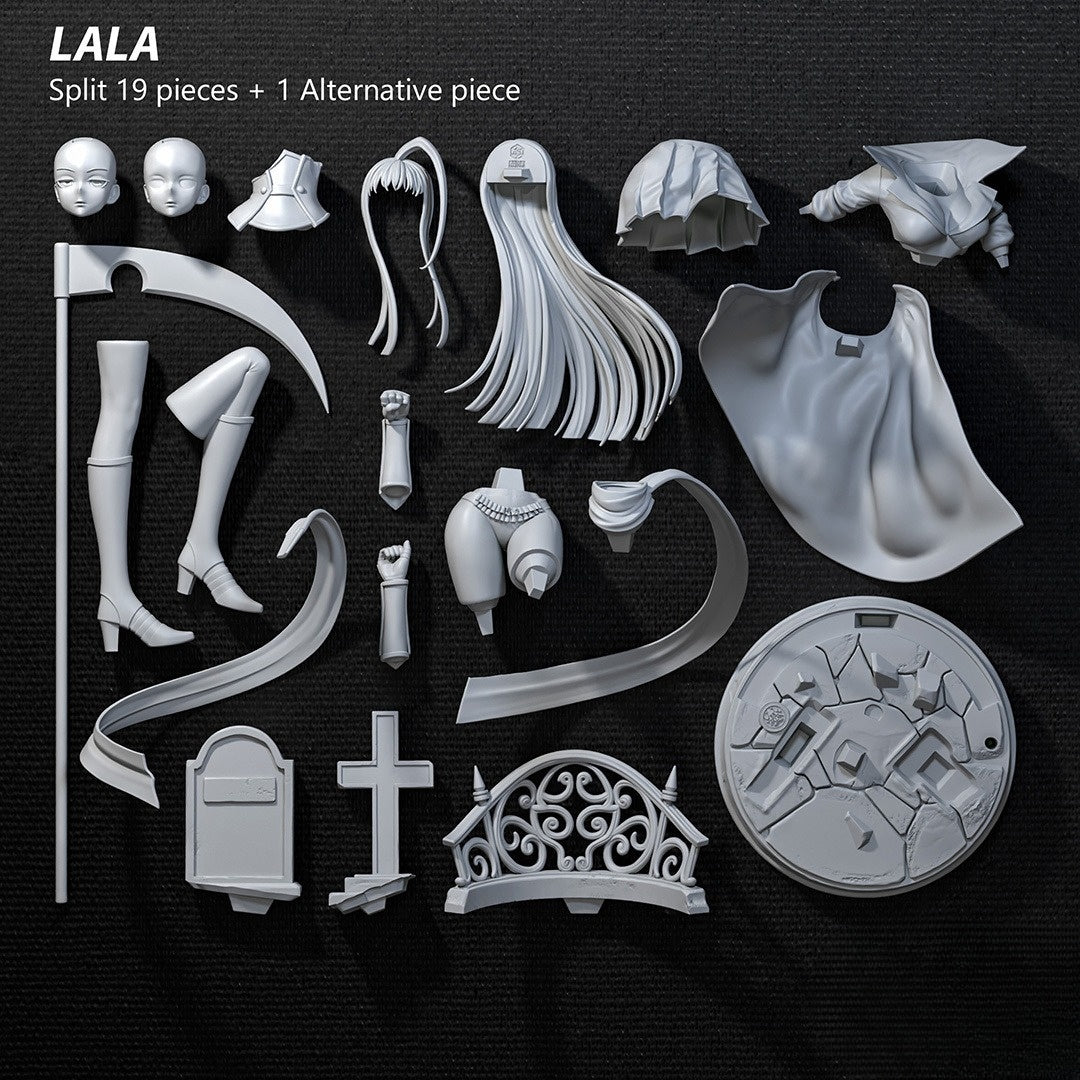 1599 Lala the Dullahan_Monster Musume NSFW - STL 3D Print Files