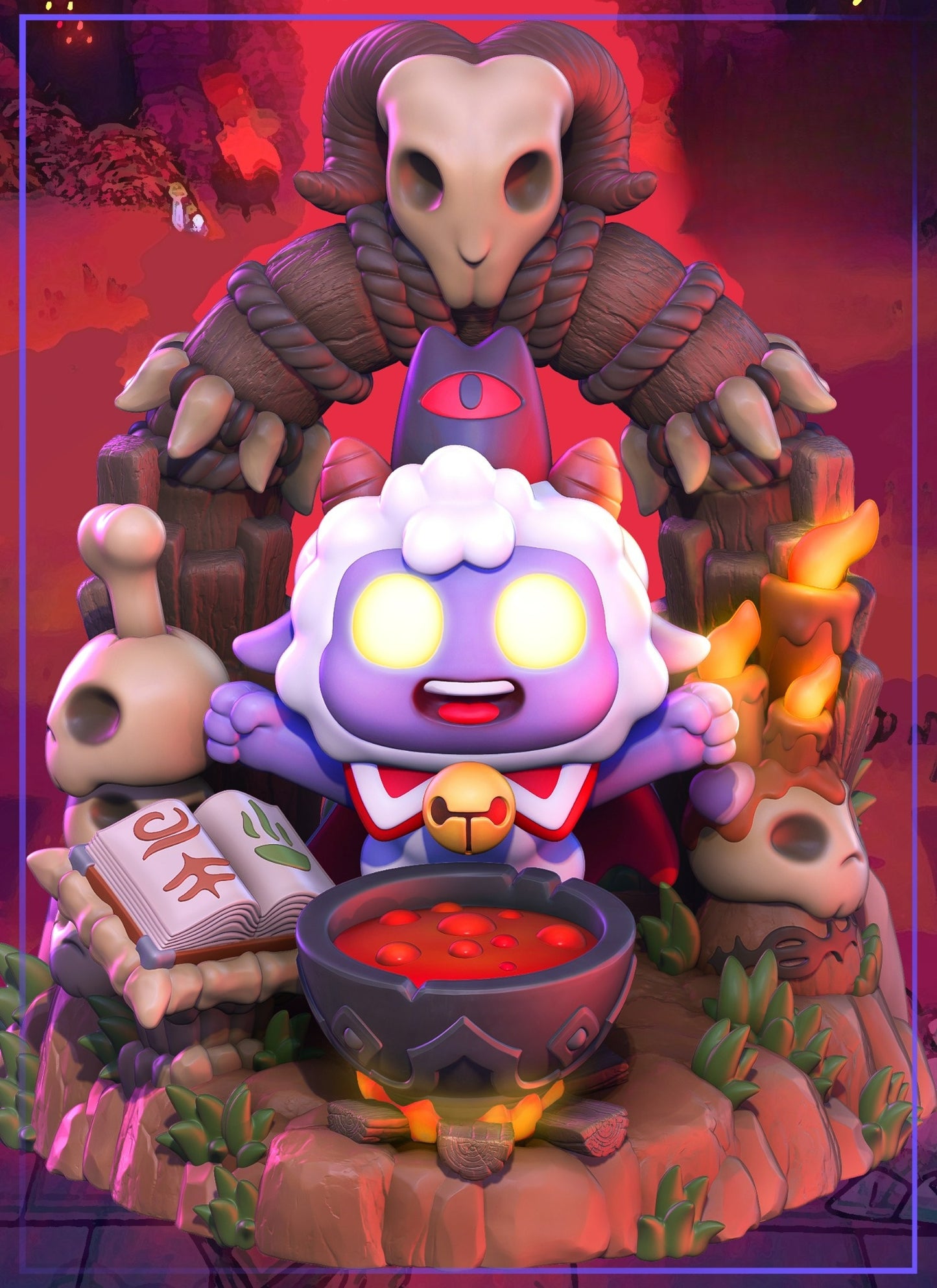 0011 Lamb - Cult of the Lamb - STL 3D Print Files