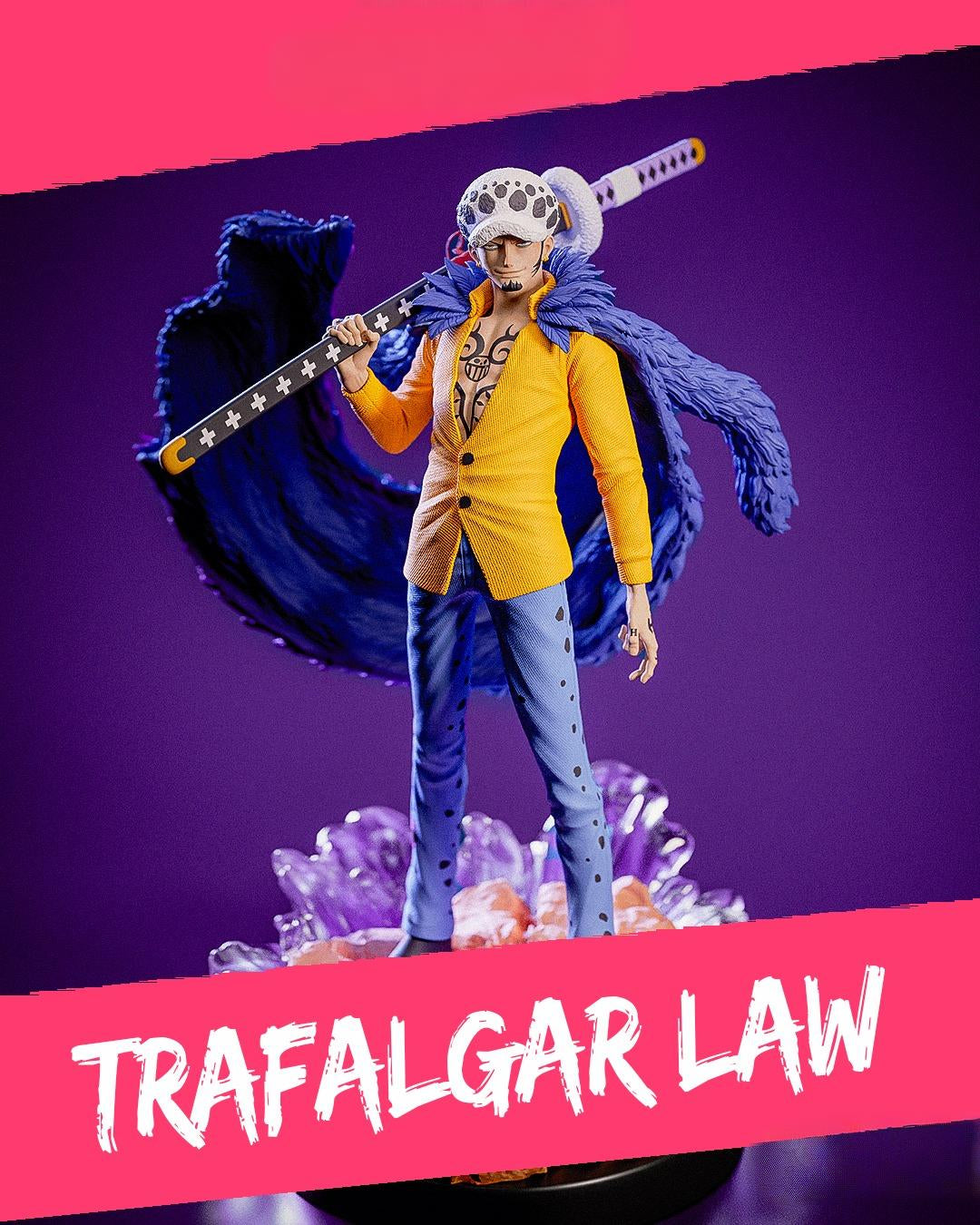 1705 Trafalgar DWater Law_One Piece - STL 3D Print Files