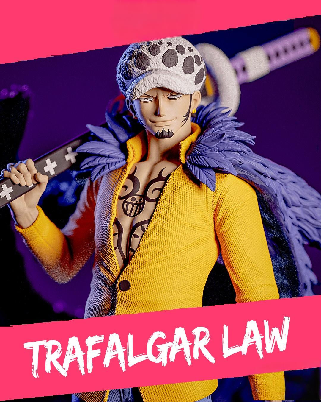 1705 Trafalgar DWater Law_One Piece - STL 3D Print Files
