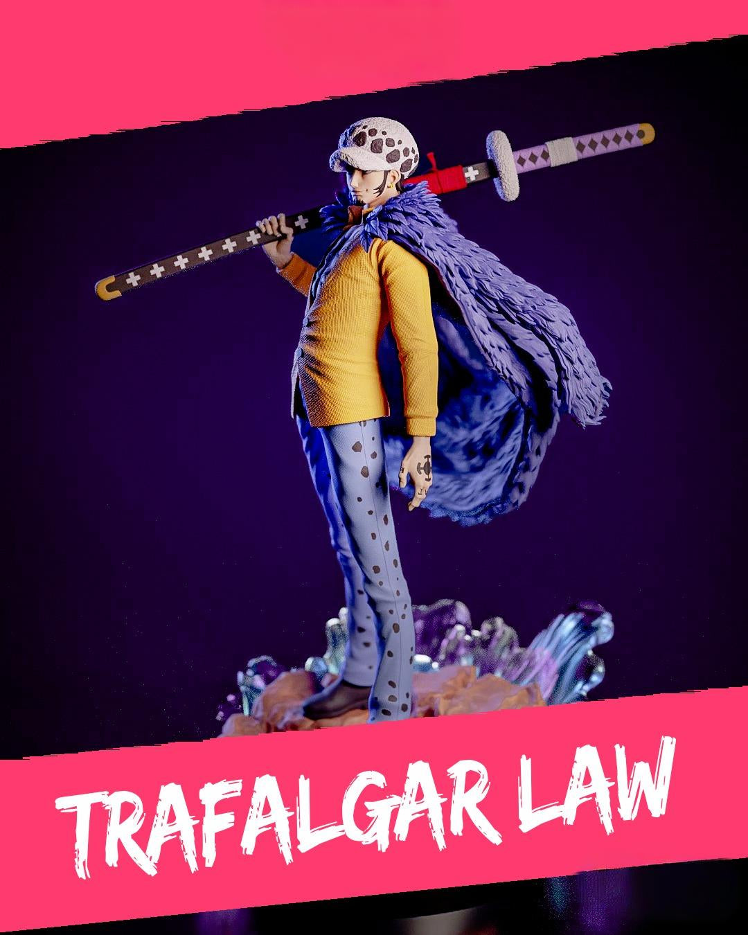 1705 Trafalgar DWater Law_One Piece - STL 3D Print Files