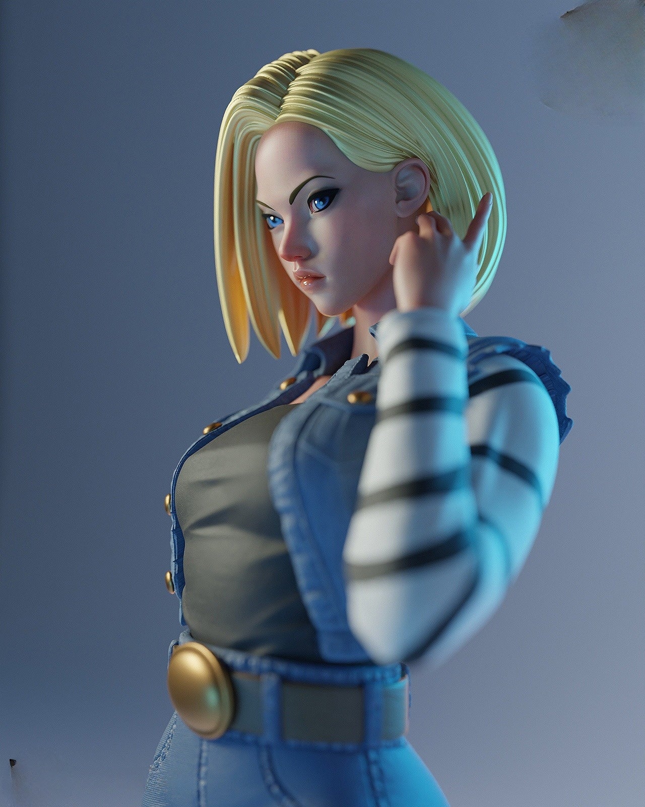 1019 Android 18_DragonBallZ - STL 3D Print Files