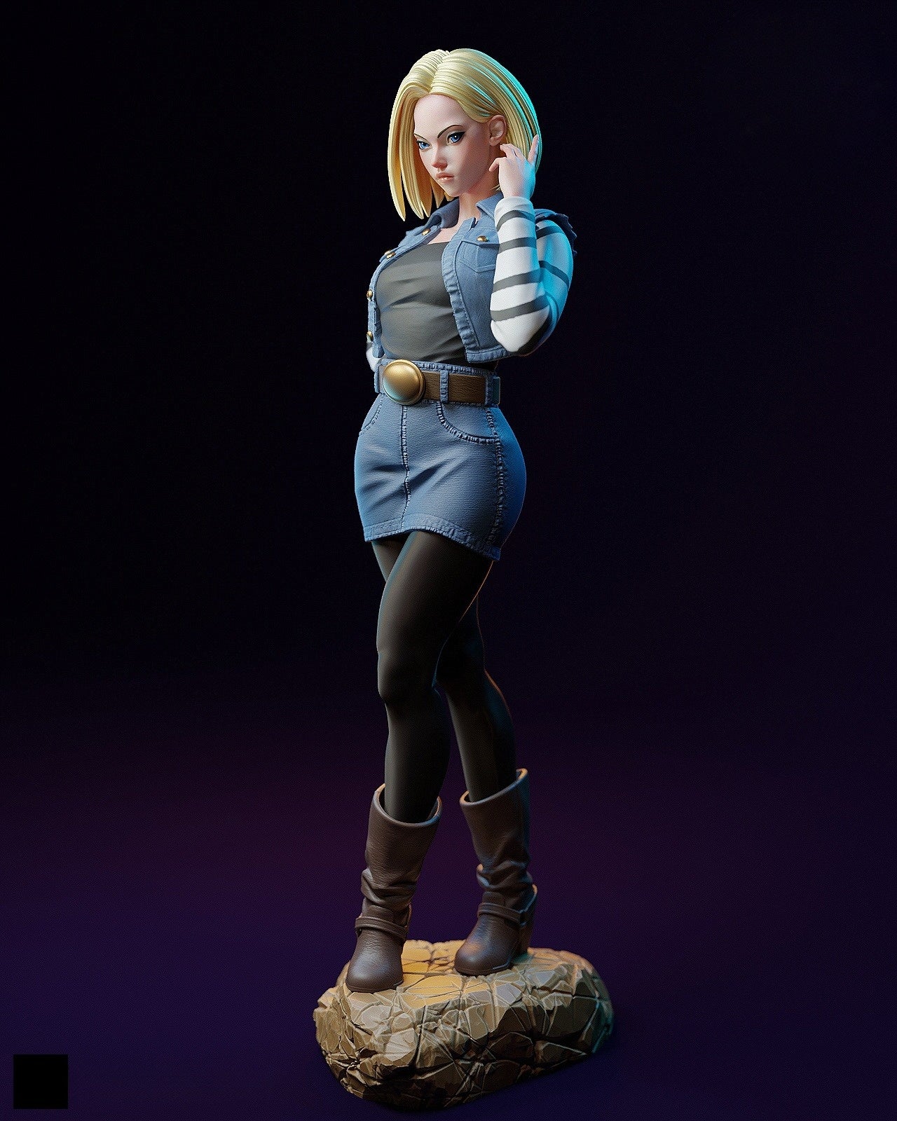 1019 Android 18_DragonBallZ - STL 3D Print Files
