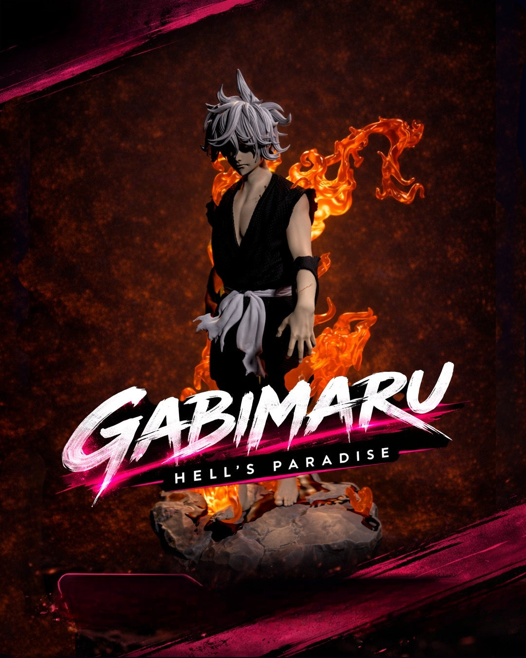 1675 Gabimaru_The Hollow - STL 3D Print Files