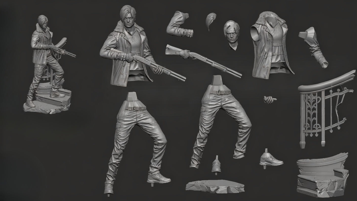0745 LeonKennedy - STL 3D Print Files