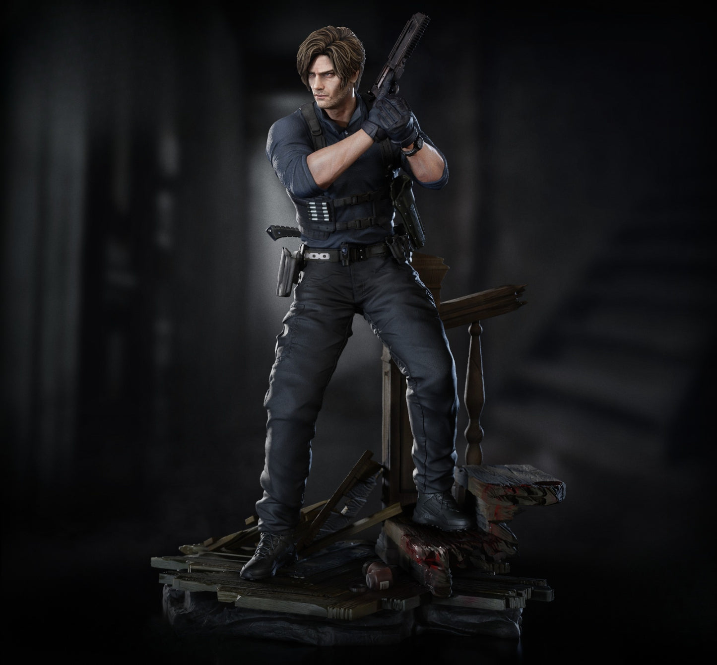 0822 Leon Kennedy (Resident Evil Requiem) - STL 3D Print Files
