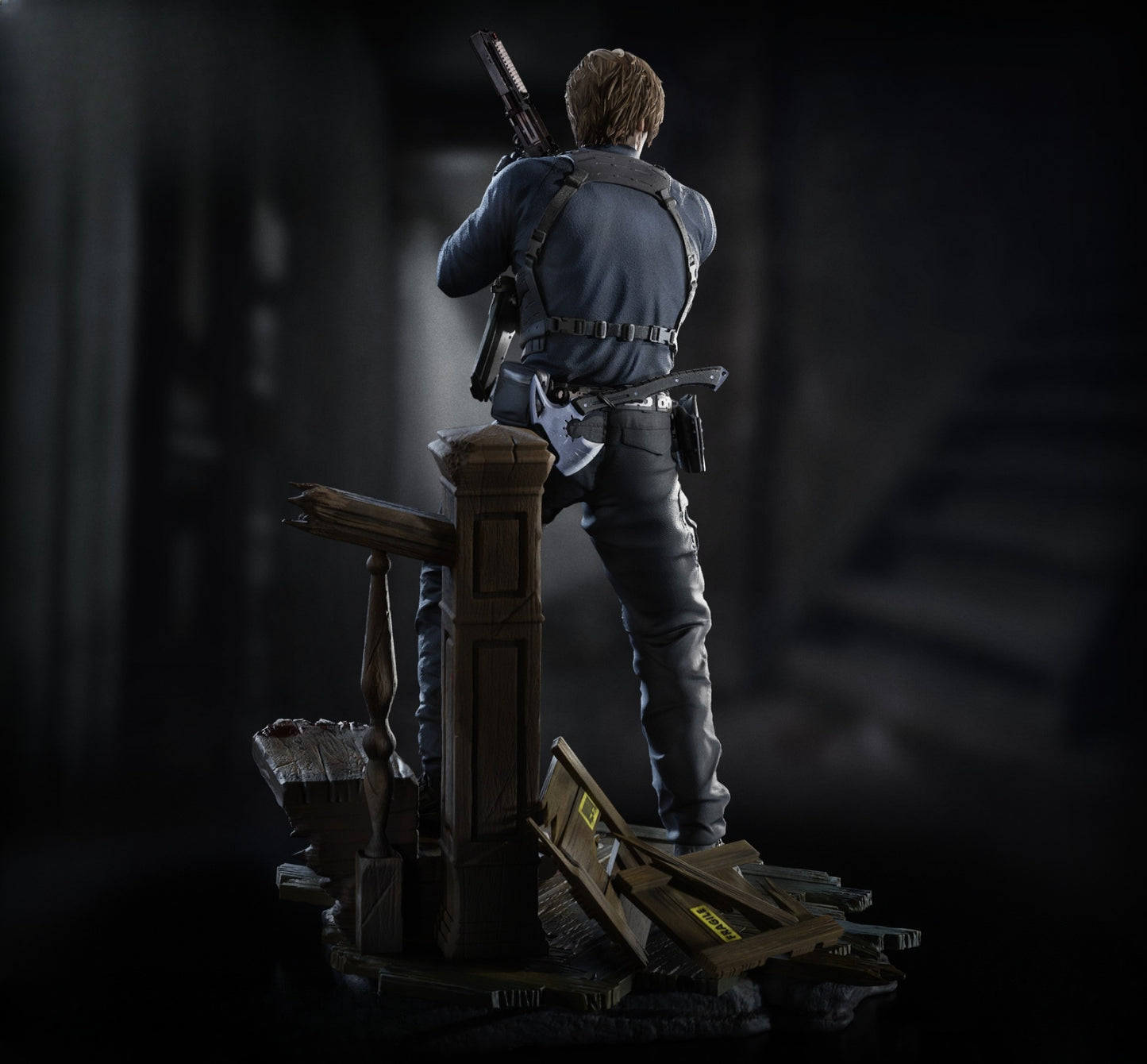 0822 Leon Kennedy (Resident Evil Requiem) - STL 3D Print Files