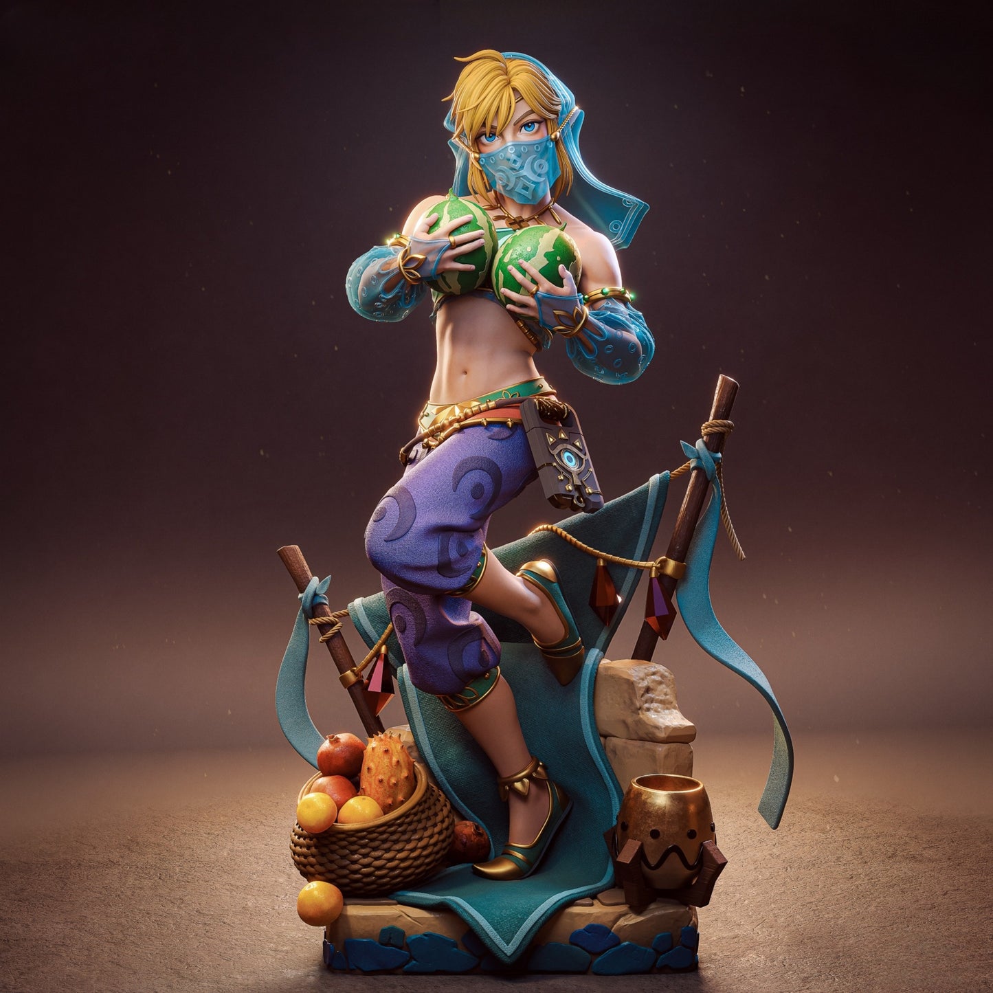 1273 Gerudo Link_The Legend of Zelda - STL 3D Print File