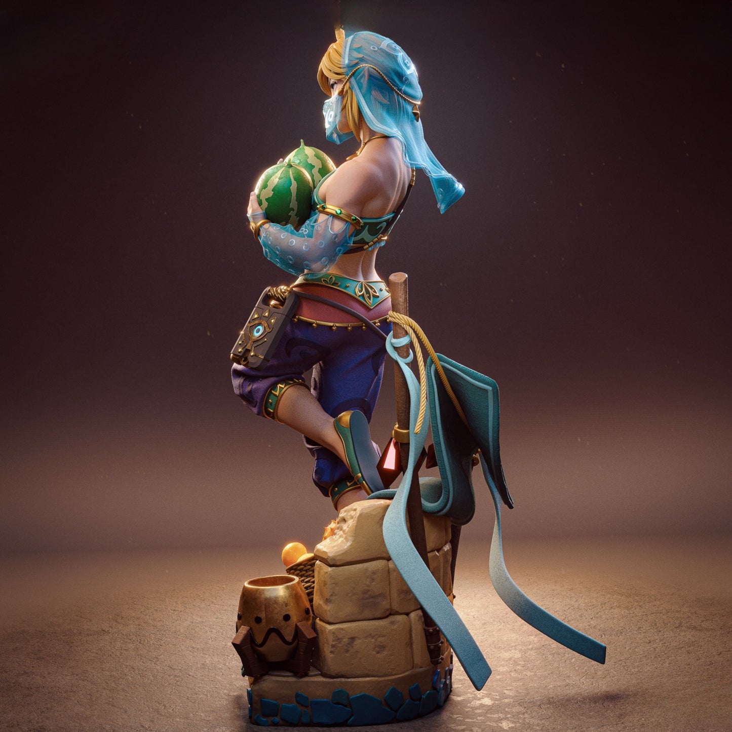 1273 Gerudo Link_The Legend of Zelda - STL 3D Print File