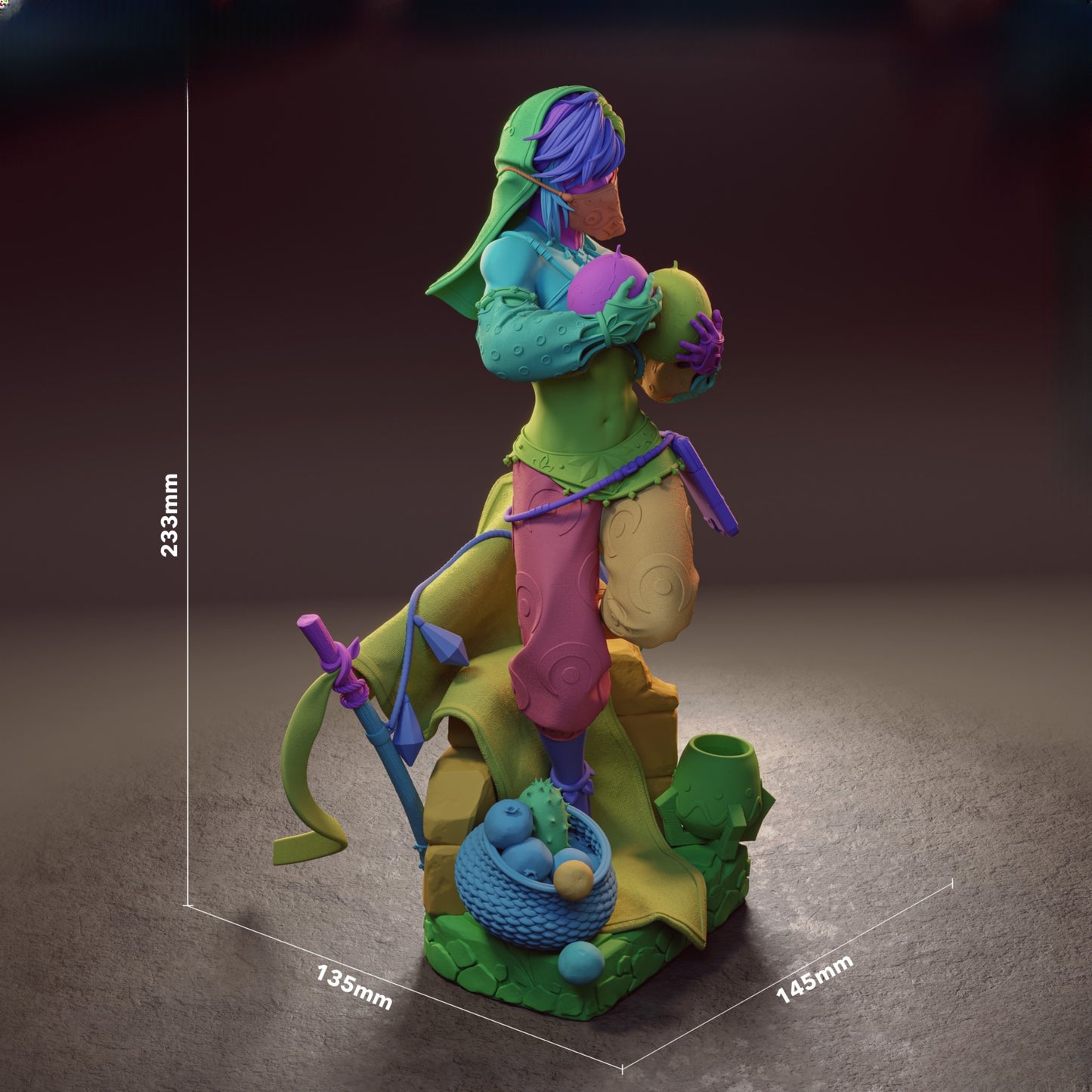 1273 Gerudo Link_The Legend of Zelda - STL 3D Print File