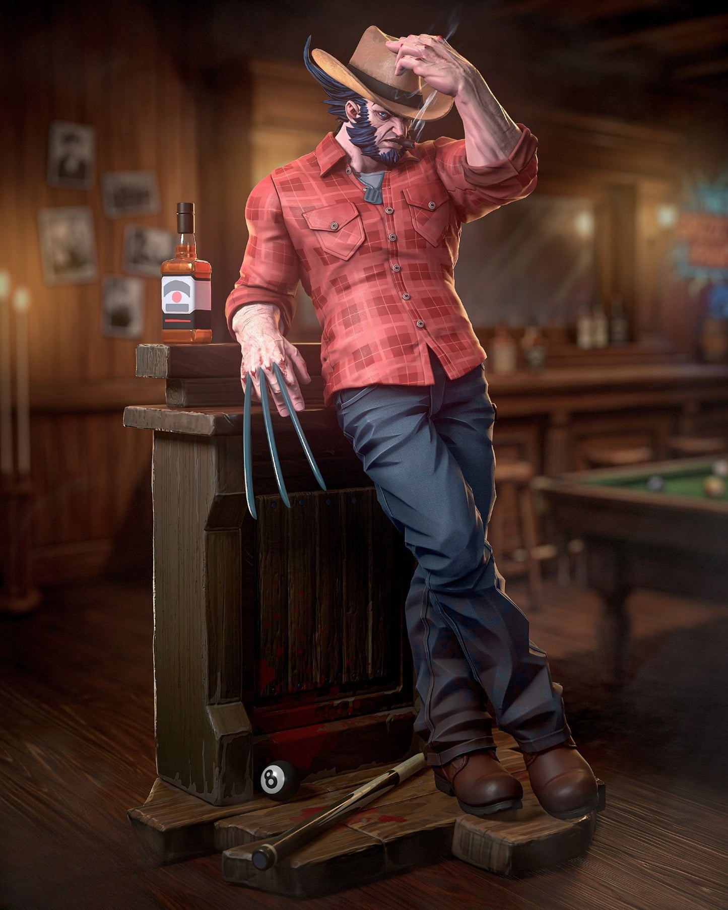 1510 Logan_Wolverine - STL 3D Print Files