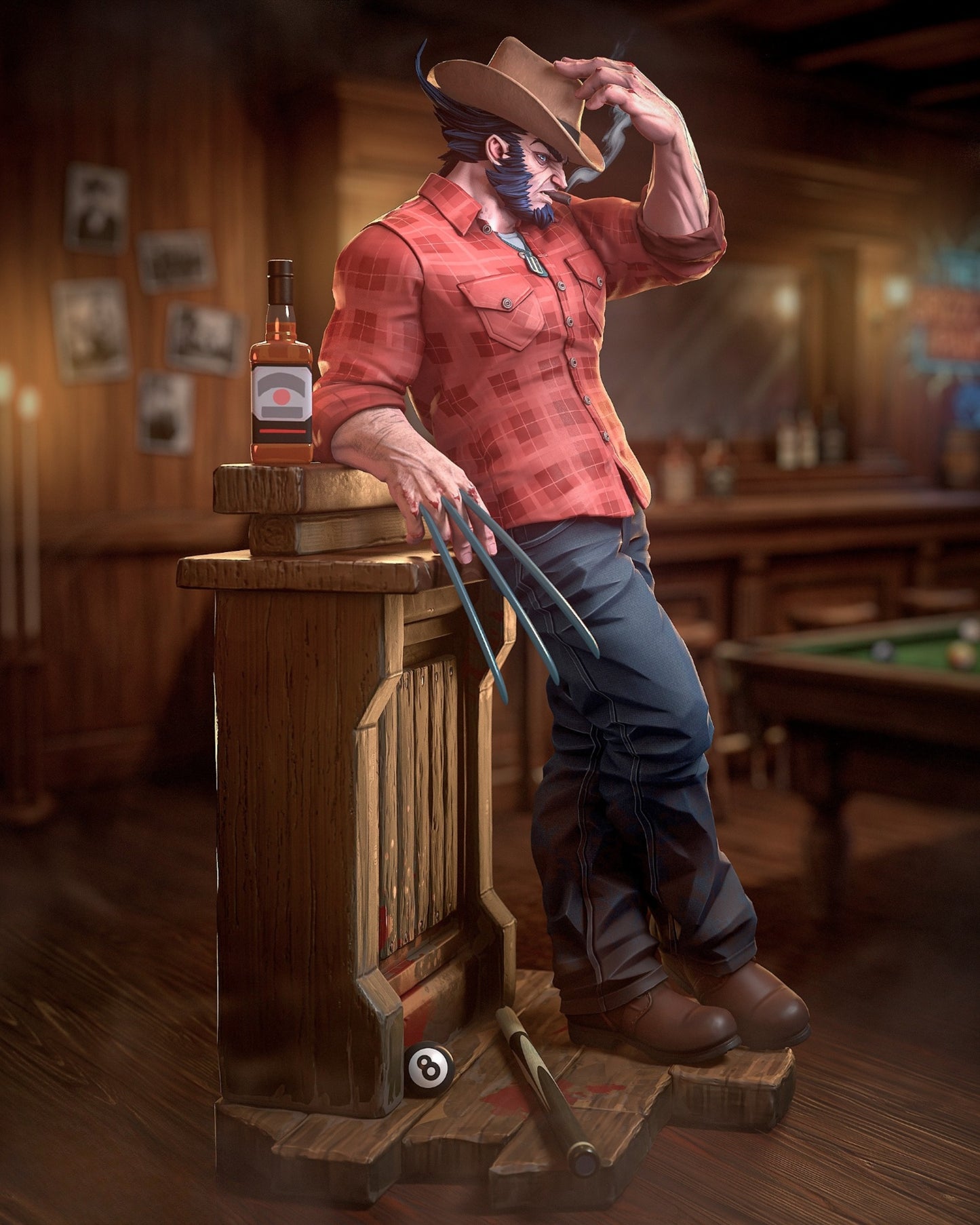 1510 Logan_Wolverine - STL 3D Print Files