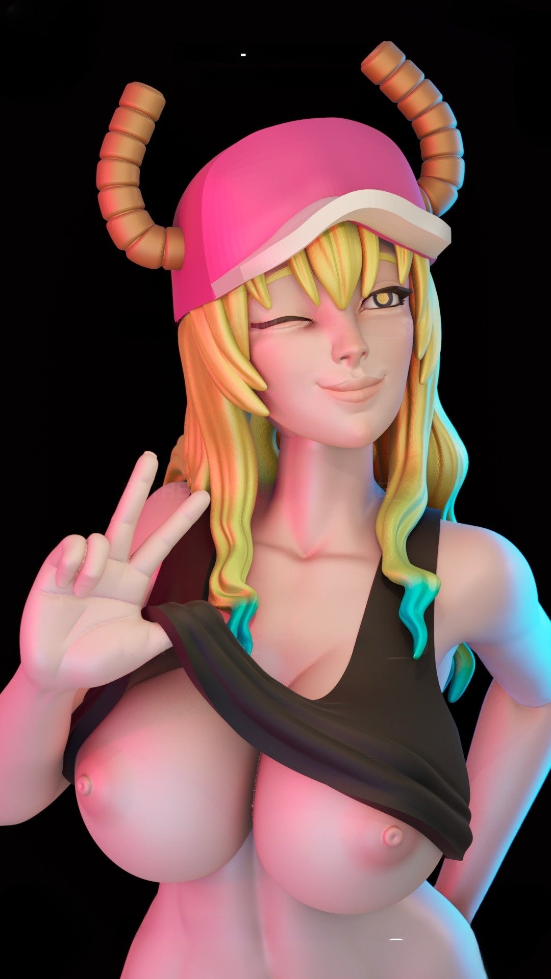 1129 Lucoa_Miss Kobayashi's Dragon Maid - STL 3D Print Files