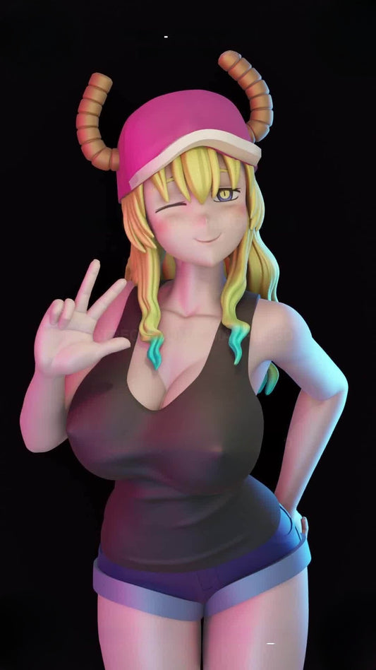 1129 Lucoa_Miss Kobayashi's Dragon Maid - STL 3D Print Files