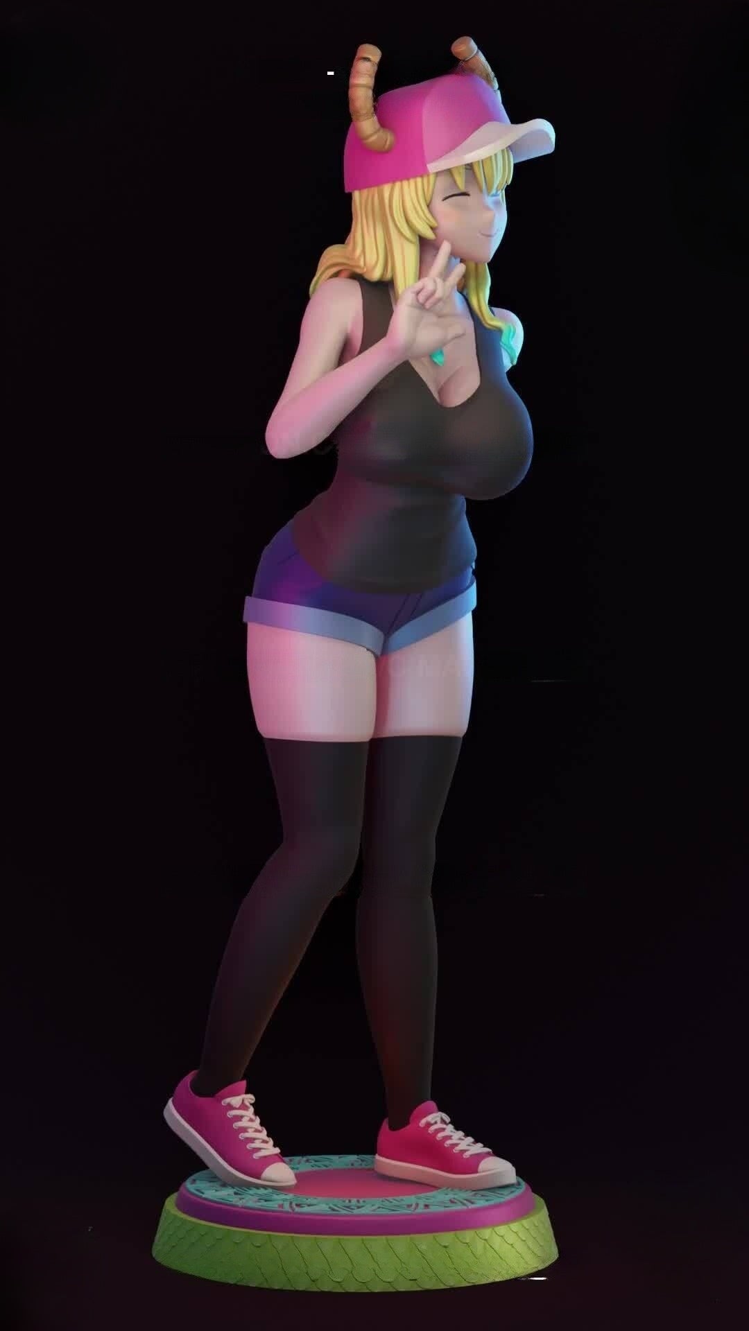 1129 Lucoa_Miss Kobayashi's Dragon Maid - STL 3D Print Files