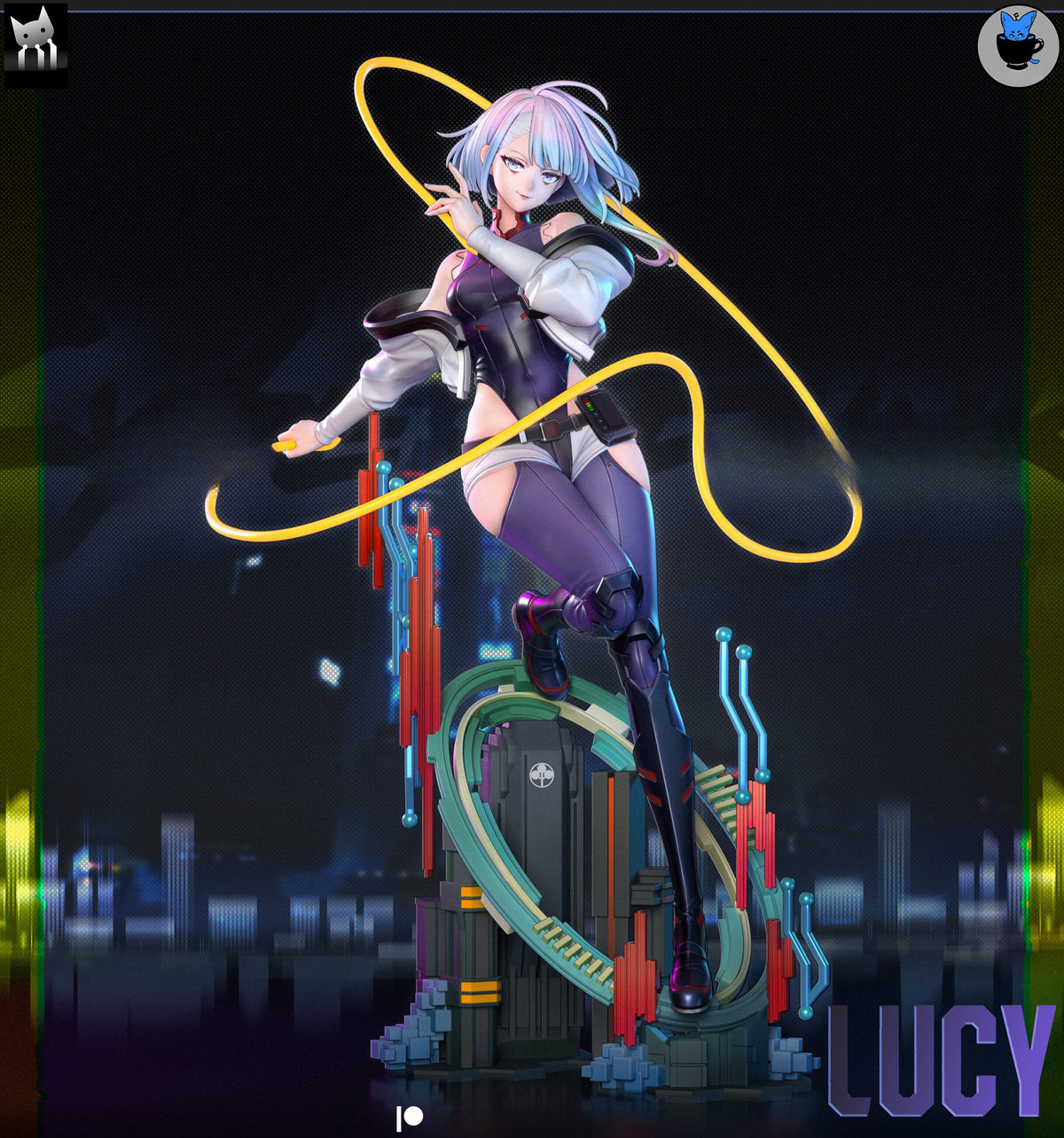 1806 Lucy_Cyberpunk Edgerunners - STL 3D Print Files