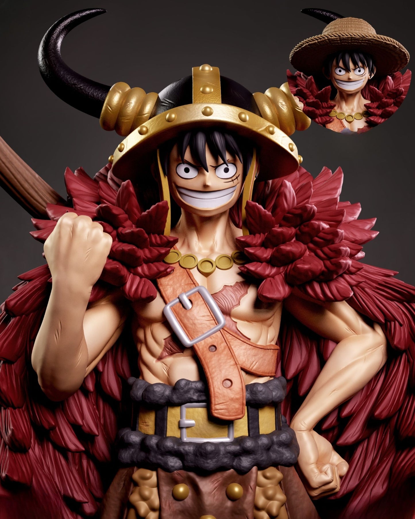 0367 Luffy Elbaf_One Piece - STL 3D Print Files