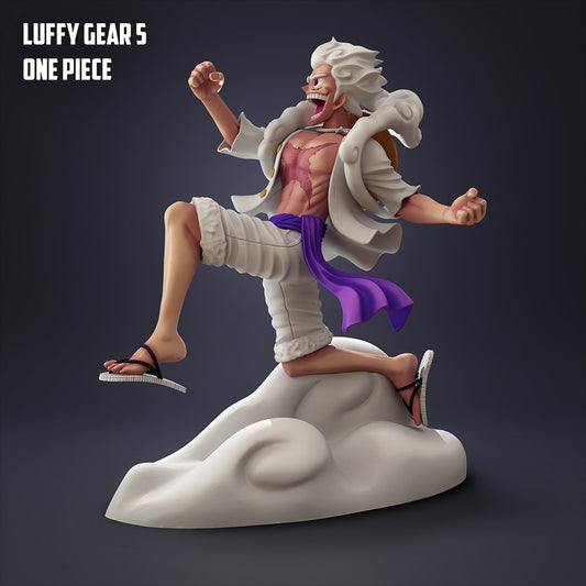 0205 Luffy Gear5_One Piece - STL 3D Print Files