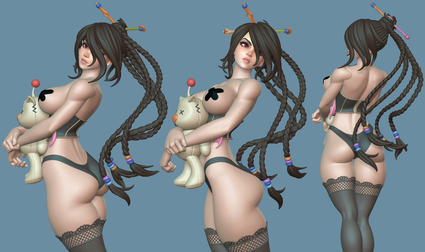 1118 Lulu_Final Fantasy X - STL 3D Print Files