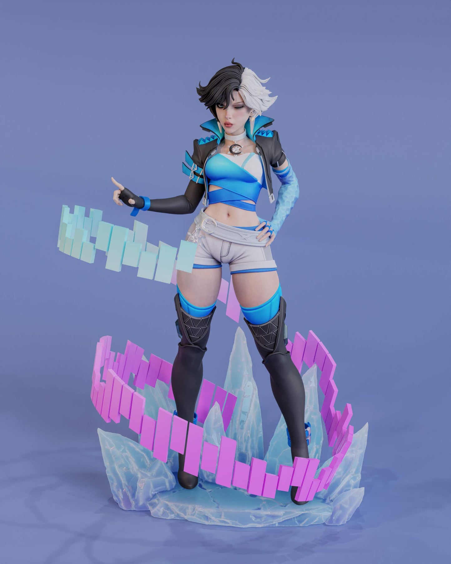 1677 Luna Snow_Marvel Rivals - STL 3D Print Files