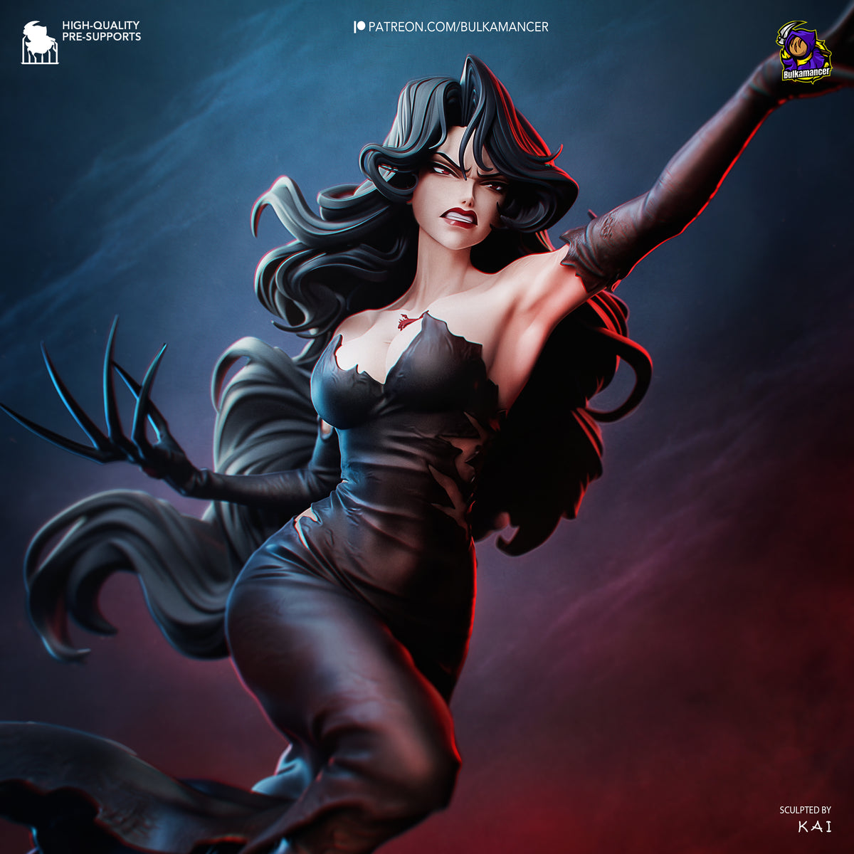 2154 Lust_Fullmetal Alchemist - STL 3D Print Files