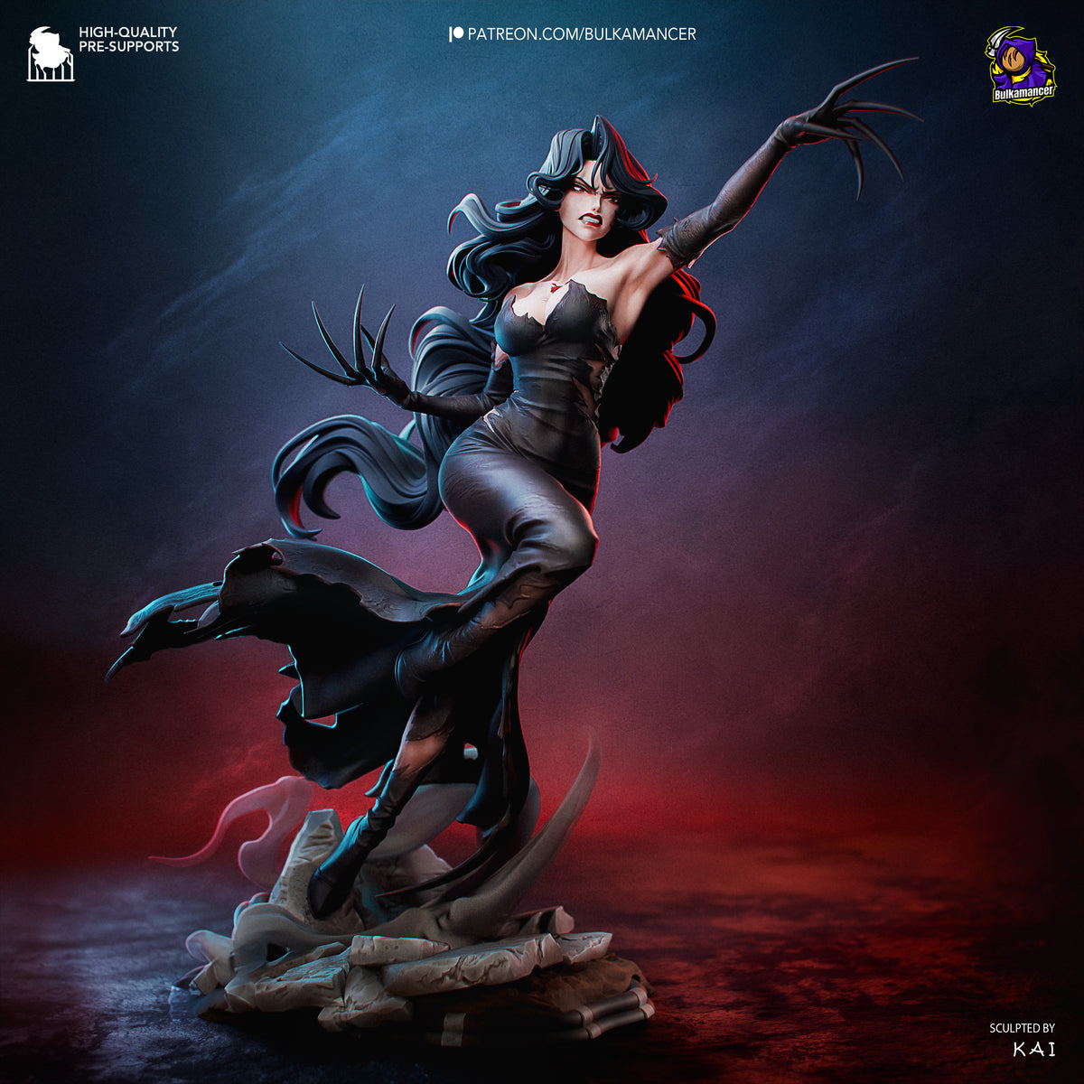2154 Lust_Fullmetal Alchemist - STL 3D Print Files