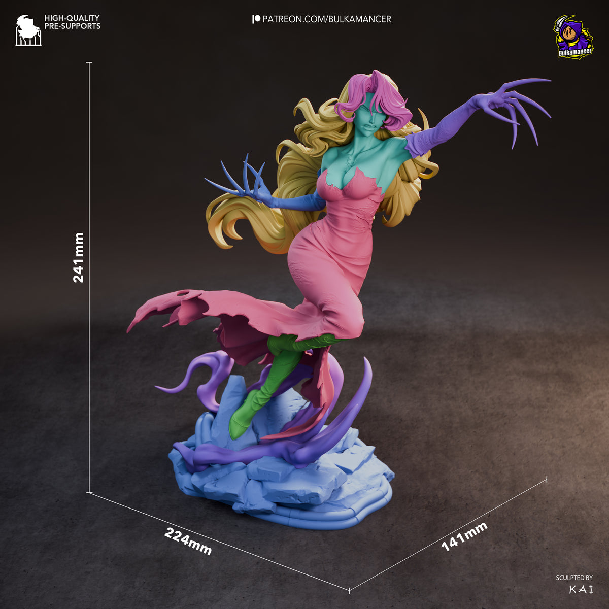 2154 Lust_Fullmetal Alchemist - STL 3D Print Files