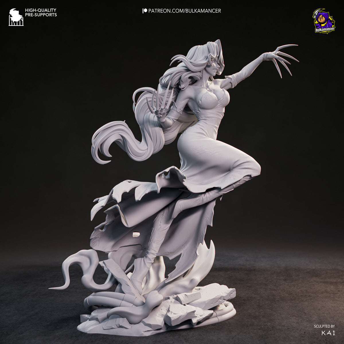 2154 Lust_Fullmetal Alchemist - STL 3D Print Files