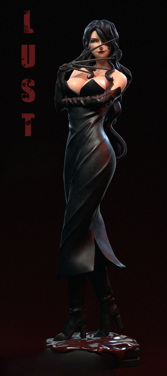 0861 Lust_Fullmetal Alchemist - STL 3D Print Files
