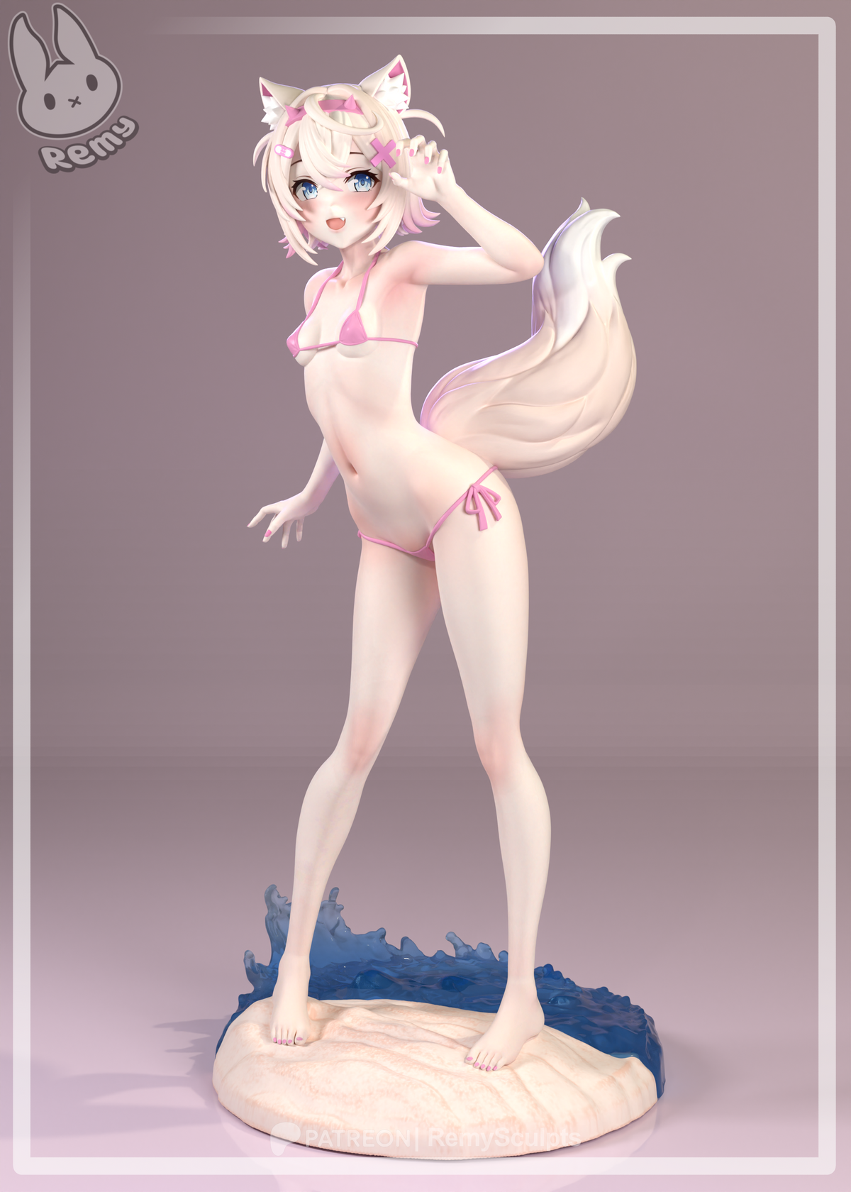 1991 VTubers Fuwawa&Mococo Abyssgard (FUWAMOCO) - STL 3D Print Files