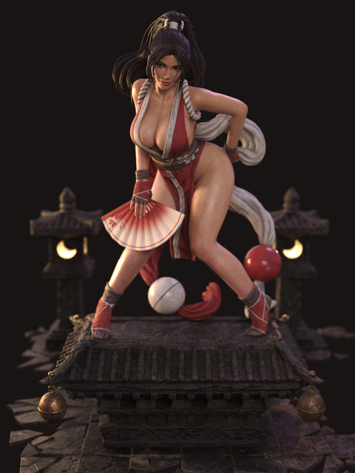 1733 Mai Shiranui_The King of Fighters - STL 3D Print Files