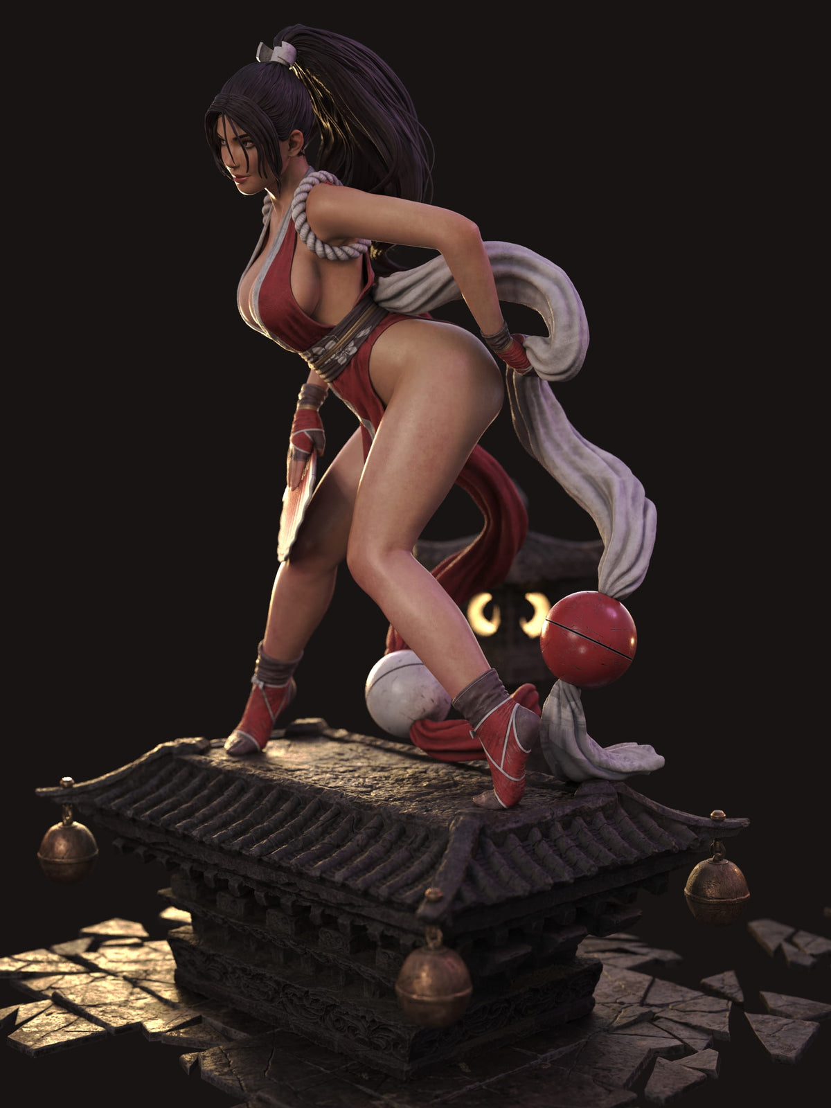 1733 Mai Shiranui_The King of Fighters - STL 3D Print Files