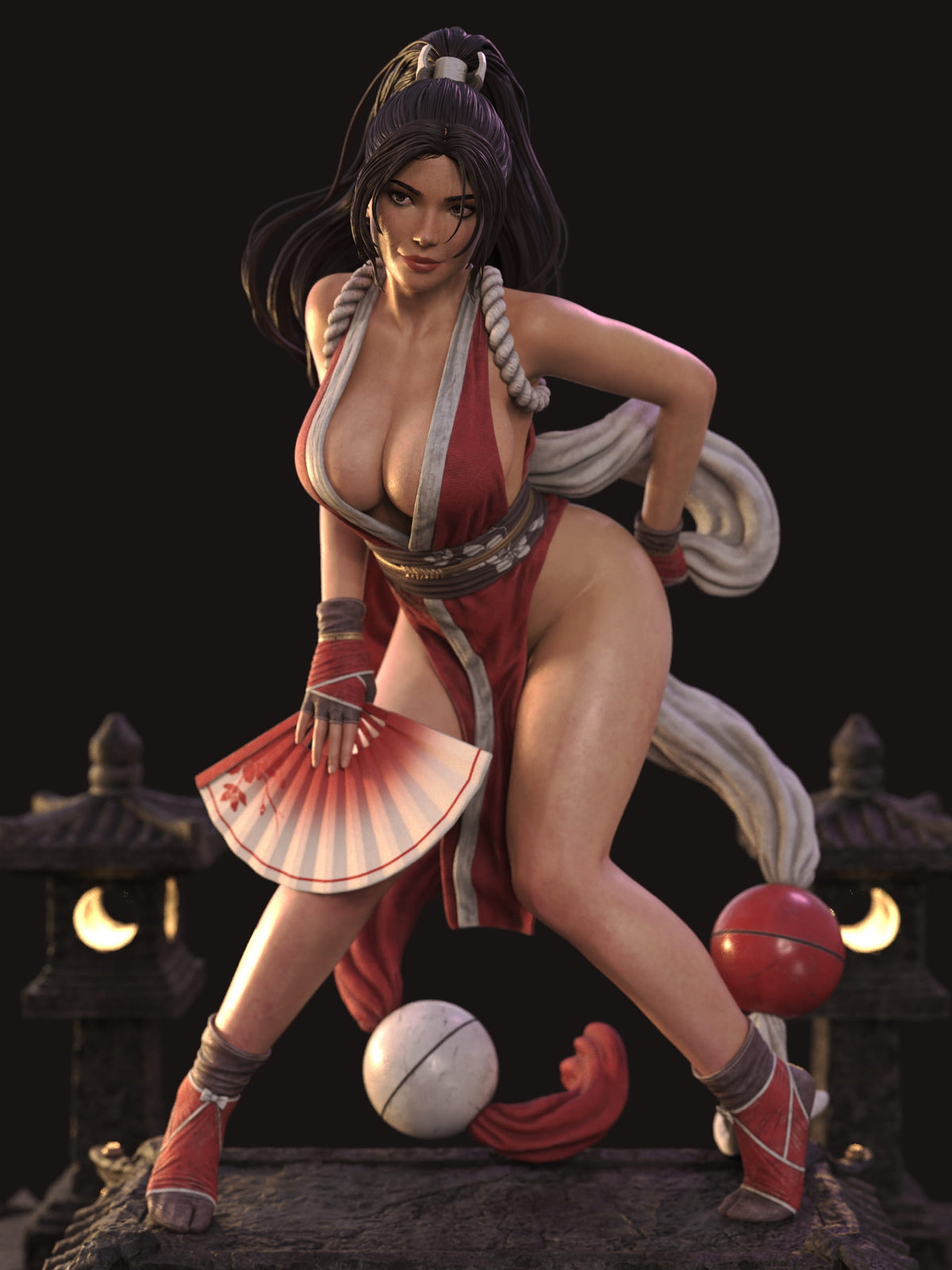 1733 Mai Shiranui_The King of Fighters - STL 3D Print Files
