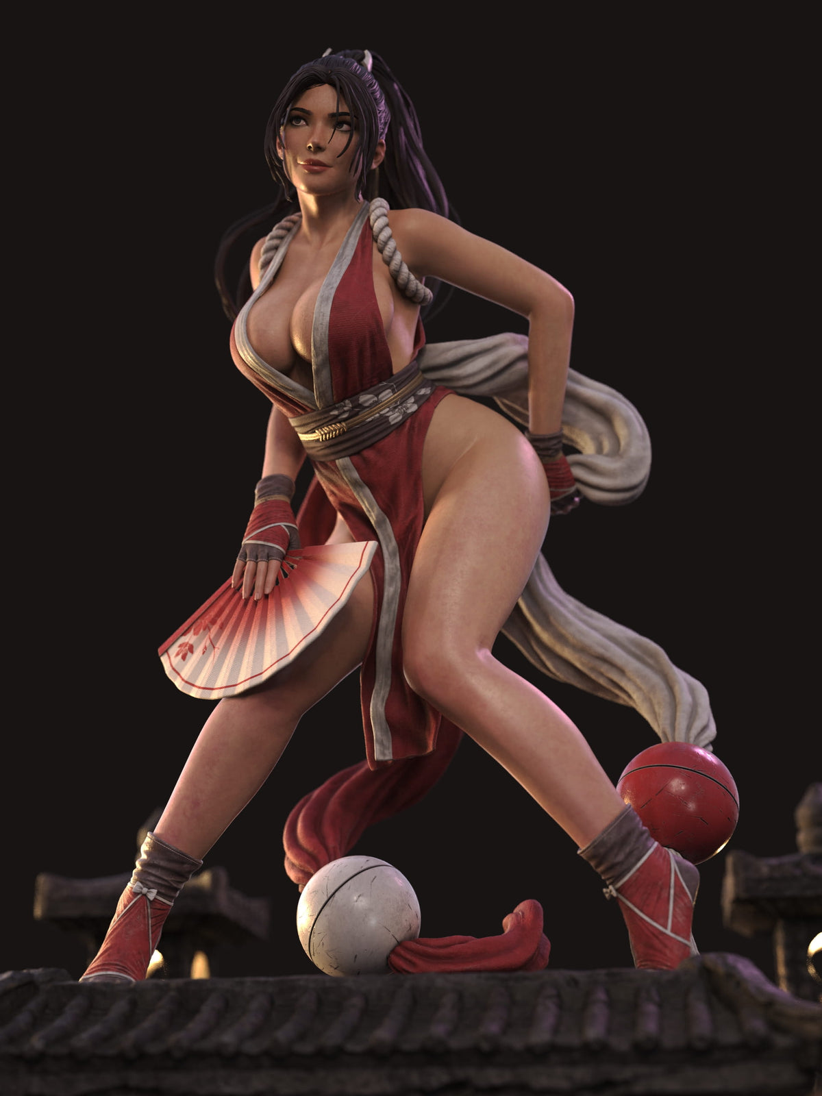1733 Mai Shiranui_The King of Fighters - STL 3D Print Files