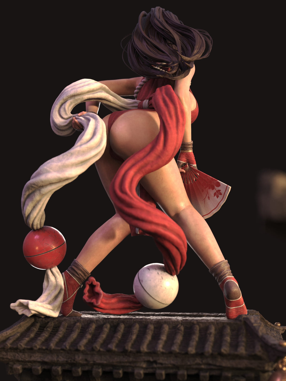 1733 Mai Shiranui_The King of Fighters - STL 3D Print Files