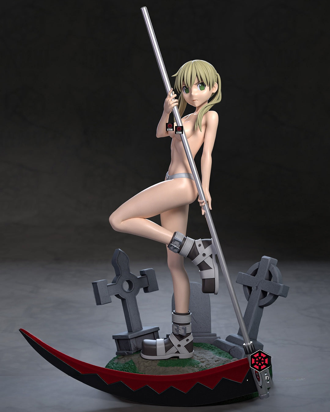 1613 Maka Albarn_Soul Eater NSFW - STL 3D Print Files