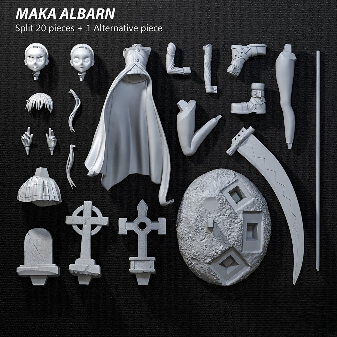 1613 Maka Albarn_Soul Eater NSFW - STL 3D Print Files