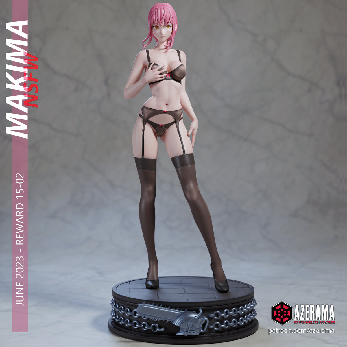 1892 Makima_Chainsawman NSFW 23 - STL 3D Print Files