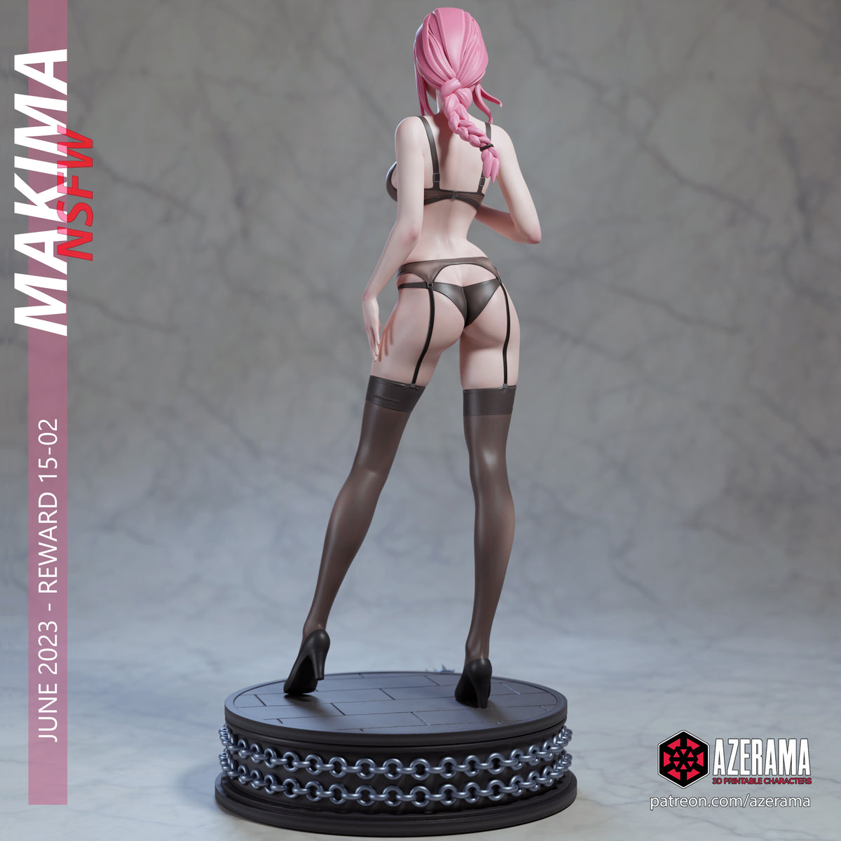 1892 Makima_Chainsawman NSFW 23 - STL 3D Print Files
