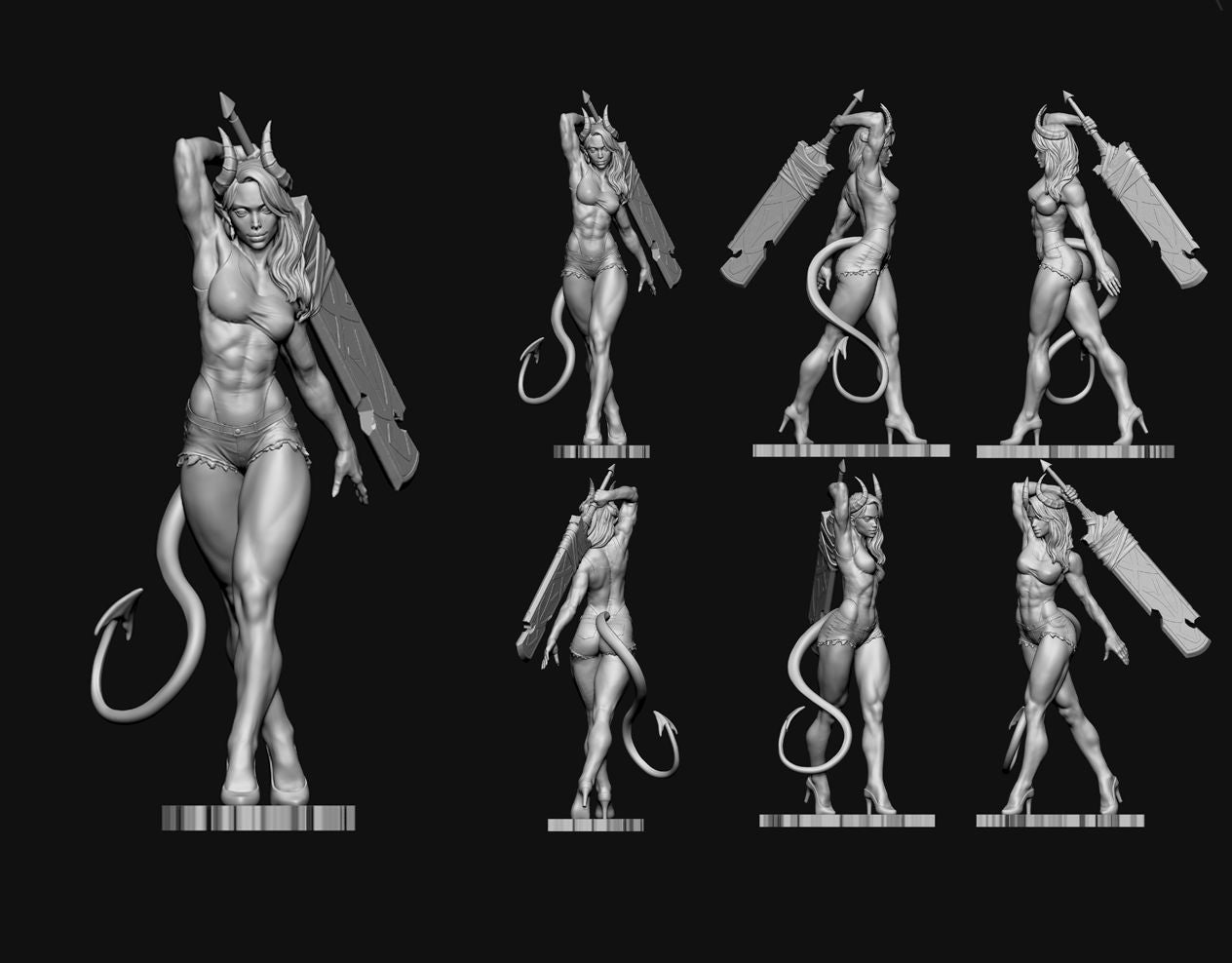 0306 Malevola Dispatch NSFW - STL 3D Print Files