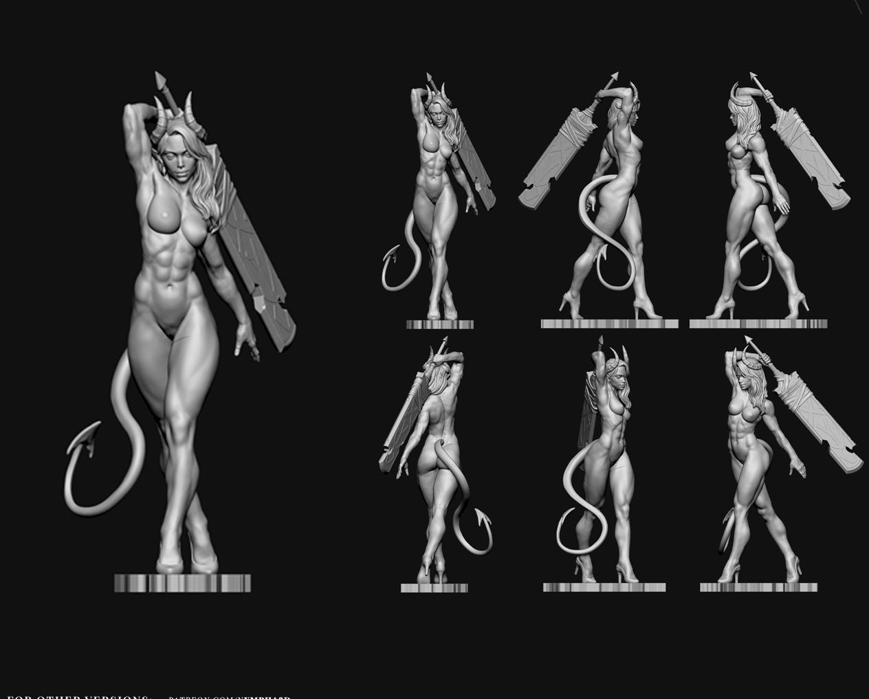 0306 Malevola Dispatch NSFW - STL 3D Print Files