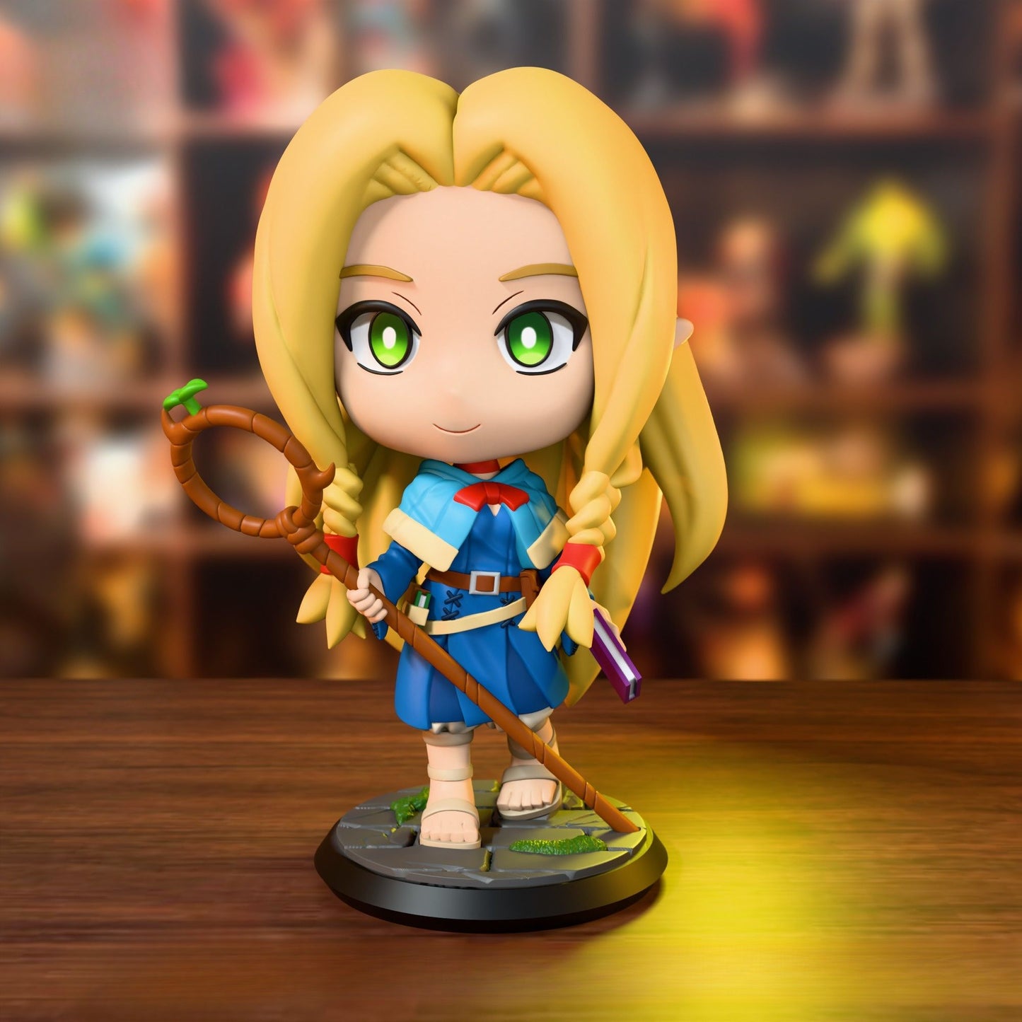 0669 Marcille Dungeon_Meshi Chibi - STL 3D Print Files