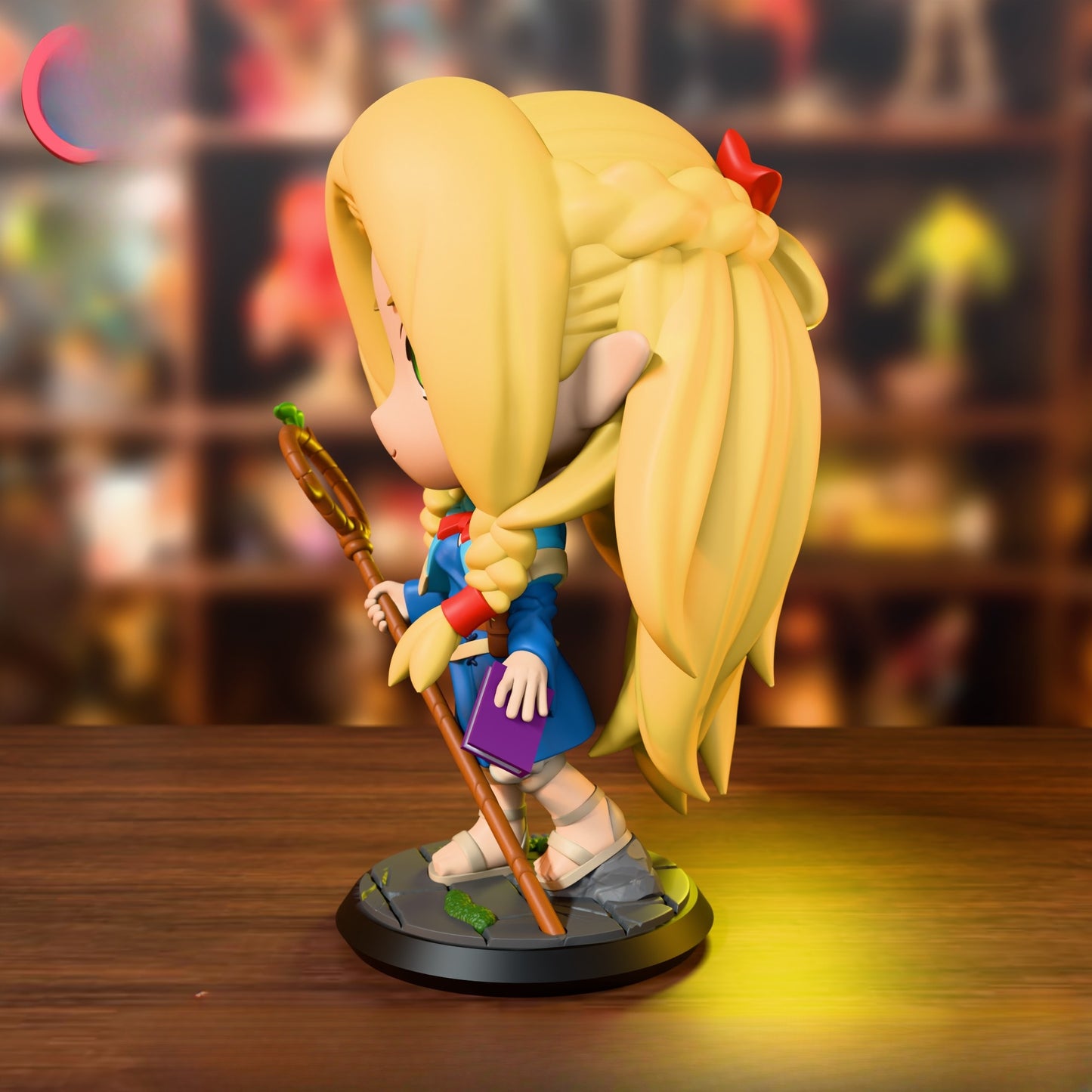 0669 Marcille Dungeon_Meshi Chibi - STL 3D Print Files